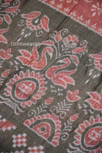 Load image into Gallery viewer, Grey Sambalpuri cotton saree
