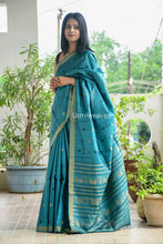 Load image into Gallery viewer, SWAN : Finest Tussar Silk Saree

