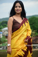 Load image into Gallery viewer, Adhira - Phoda kumbha Tussar Silk Saree | Urmiweaves
