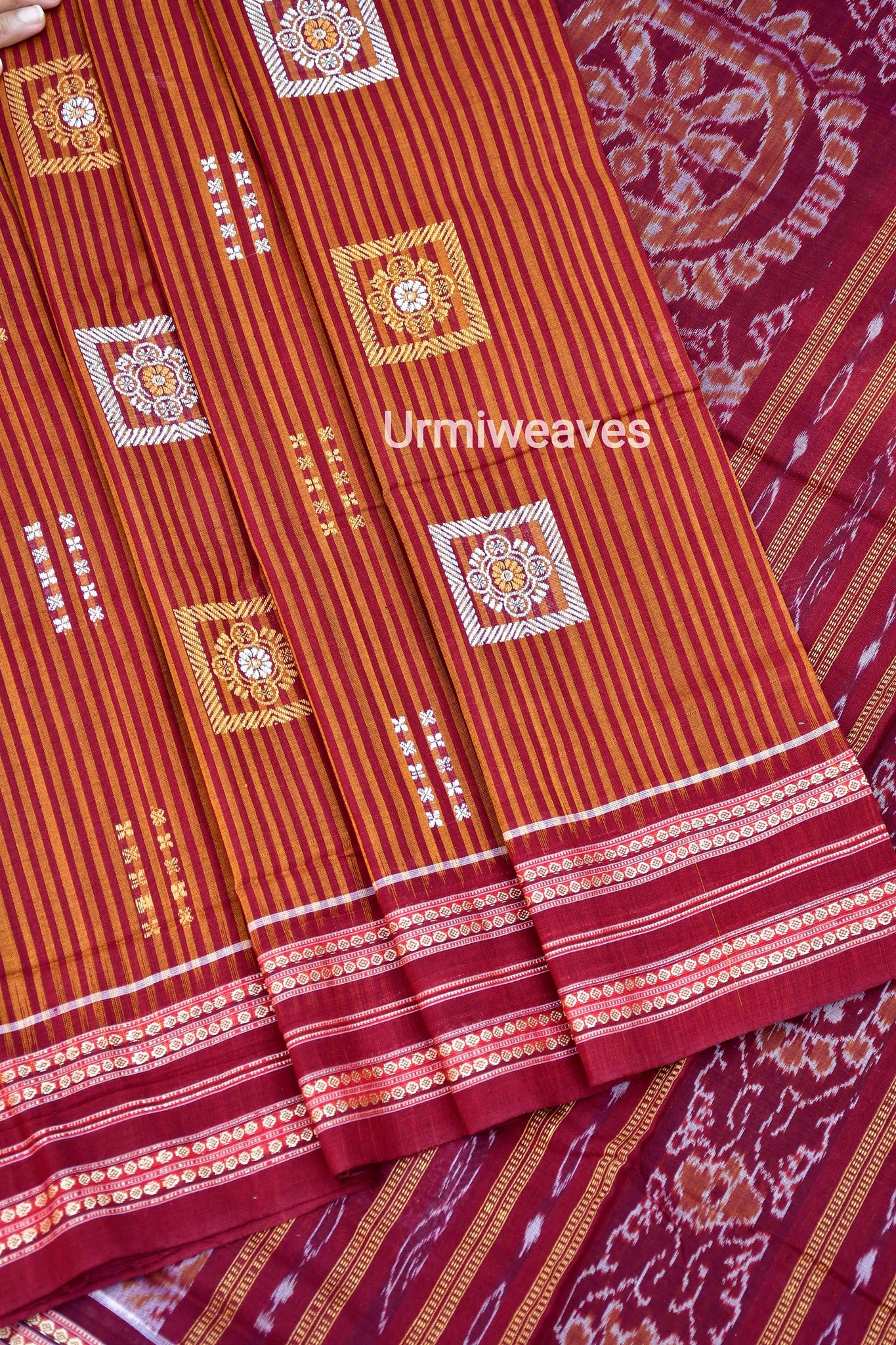 Orissa Ikat Cotton Sarees Online | Nuapatna Handloom | GI TAGGED