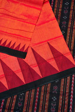 Load image into Gallery viewer, Golden Red - Phoda Kunbhava Tissue Silk Saree - Urmiweaves
